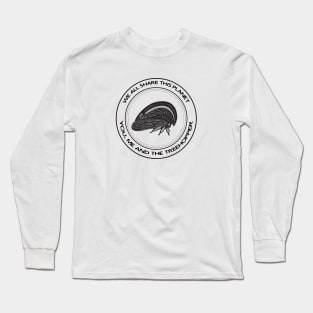 Treehopper - We All Share This Planet - light colors Long Sleeve T-Shirt